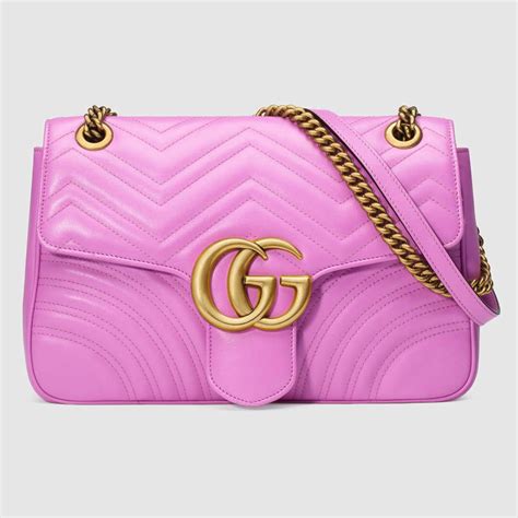 gucci marmont pink medium|authentic Gucci Marmont small bag.